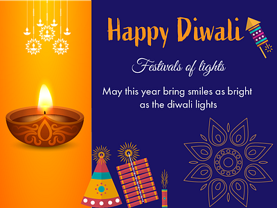 Happy Diwali branding design graphic design illustration ui vector
