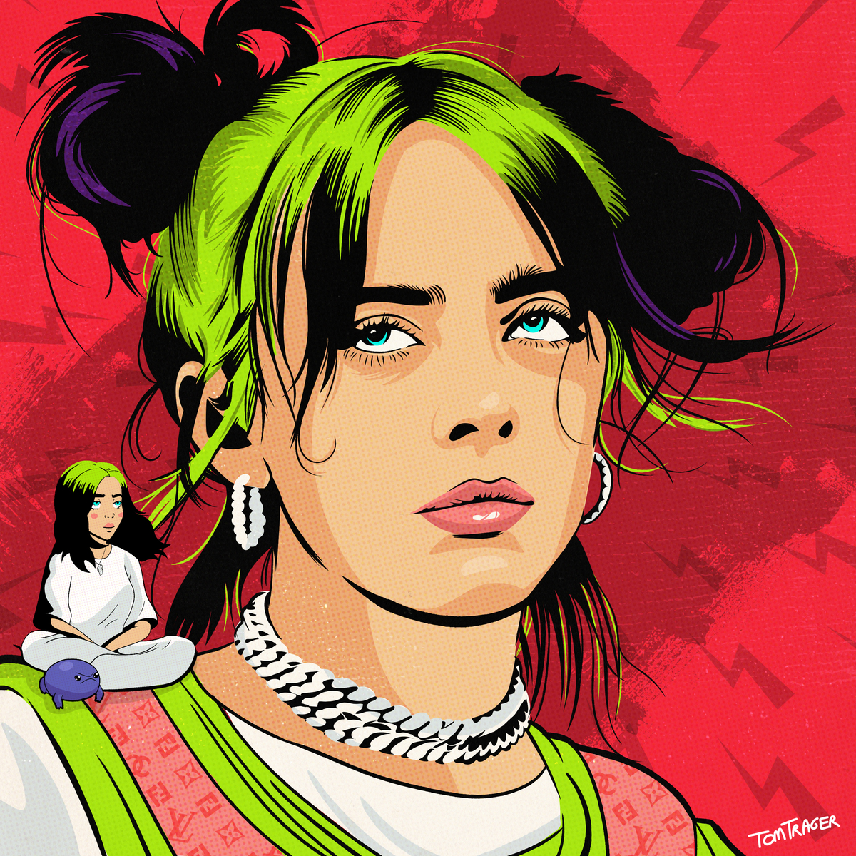 Billie Eilish by Tom Trager on Dribbble