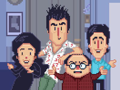 Seinfeld Pixel Art