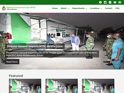 Nigerian Youth Service Corps (NYSC) Re-design adobexd figma graphic design nysc ui