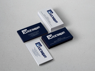 Card Газстандарт branding card design