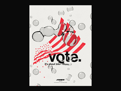 Jones Soda Co.®️ 2020 Vote Campaign bottle design bottle label branding campaign design design mockup packagedesign print typogaphy