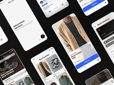 Grailed App Interaction Design checkout clothing clothingapp ecommerceapp fashion interaction interactiondesign like likeinteraction menswear mobile mobileapp mobileappdesign prototype purchase save saveinteraction ui uidesign ux