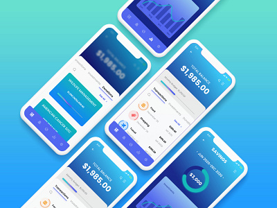 Financing App UI budget finance investment mobile ui ui uiux