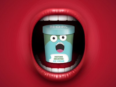 Ice Cream Tub Designs - Monster theme