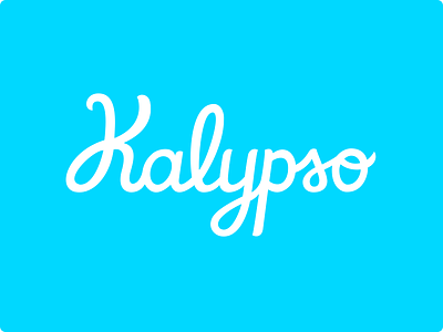 Kalypso logo brand custom custom type hand drawn lettering logo logotype script type typography