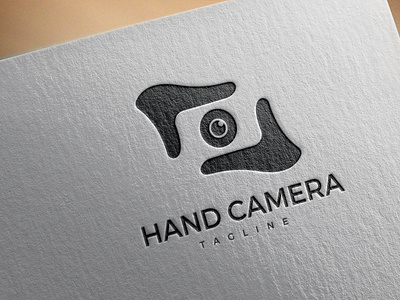 logo hand camera.