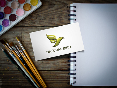 Logo Natural Bird branding design logo