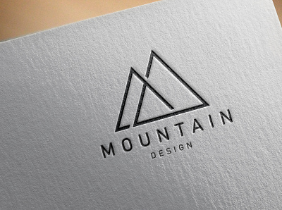 Logo Mountain branding design logo