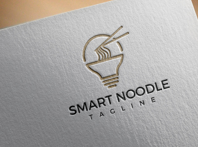 Logo Smart Noodle branding design logo