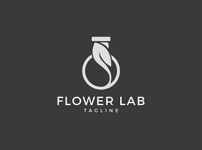 Logo Flower Lab branding design logo