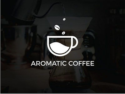 Logo Aromatic Coffee branding design logo