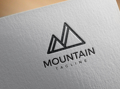 Logo Mountain branding design logo