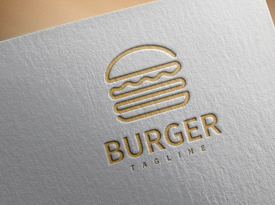 Logo Burger american cafe delicious dinner dog fast food hamburger hot illustration logo lunch meat menu restaurant retro sandwich sign tasty vector