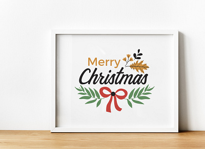 Badge Logo Merry Christmas background badge banner calligraphy card celebration christmas design gold greeting holiday illustration invitation label lettering merry text typography vector vintage