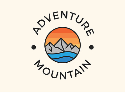 Badge Logo Mountain