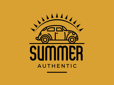 Badge Logo Summer