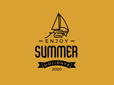 Badge Logo Summer