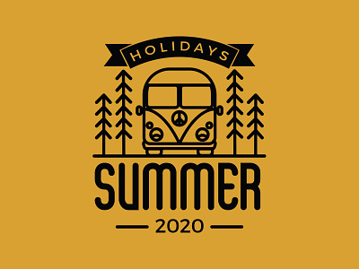 Badge Logo Summer