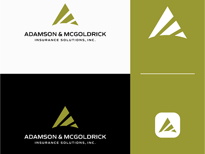 initial A + M Logo Design