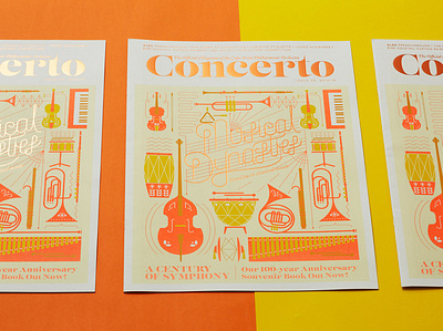 Concerto Magazine design editorial graphic design magazine typography
