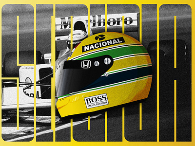 Ayrton Senna Tribute Illustration