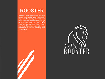 Rooster Restaurant Logo design brand identity branding design flat logo graphic design icon logo logo creation logo design logo maker minimal logo minimalist modern logo new logo restaurant logo vector