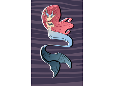 Mermaid. design illustration vector