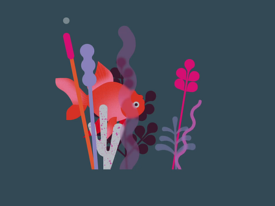 01. Fish acuario after effects aftereffects animated animated illustration animation aquarium fish illustration inktober inktober2020 loop loop animation motion graphics motiongraphics sea vectober vectober2020 vector vector art