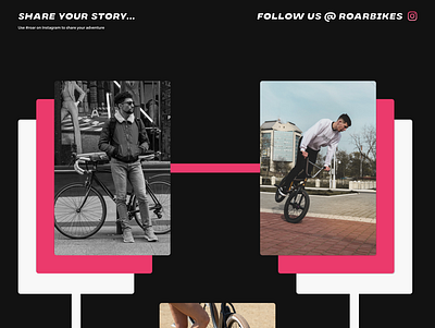 Roar Bikes - E-Commerce adventure bikes ecommerce niche trendy ui ui design ux ux design web design website