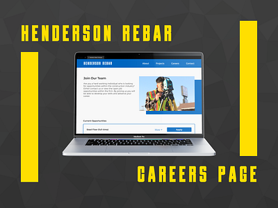 Construction Website - Careers Page