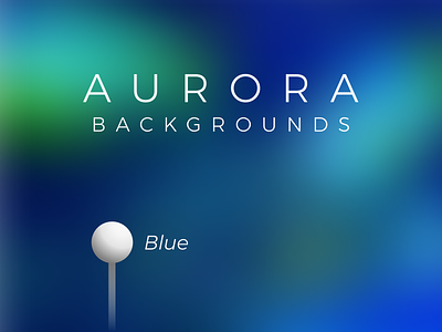 Aurora Backgrounds - Blue aurora background gradient hero trend ui ui design ux ux design web design