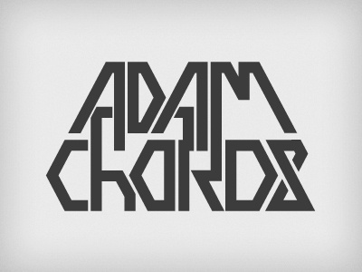 Adam Chords Logo dj logo