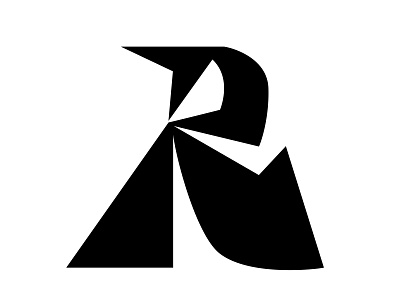 R lettering graphic design letter lettering typography design
