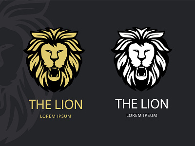 Lion Logo Design animal logo animal logo design lion head lion king lion logo lion logo design logo logodesign logotype wild logo