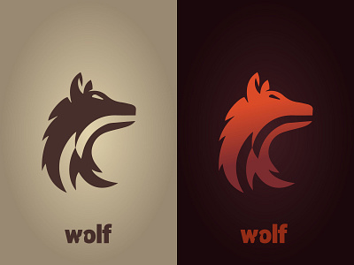 Wolf Logo abstract logo animal logo animal logo design animal logos animal lover logo design logo designer logo illustrator logo mark logodesign logotype wolf logo