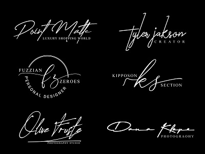 Signature Logo Design logo logo design logo idea logo illustration logo mark logodesign logotype signature signature font signature logo signature logo design