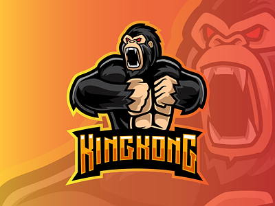 Gorilla Mascot Logo