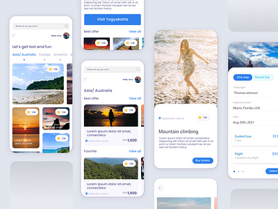 Travel App Design