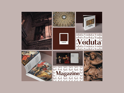 Veduta | Art Magazine branding design graphic design logo typography