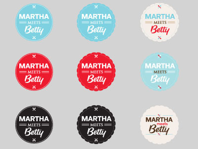 Martha meets Betty - logos