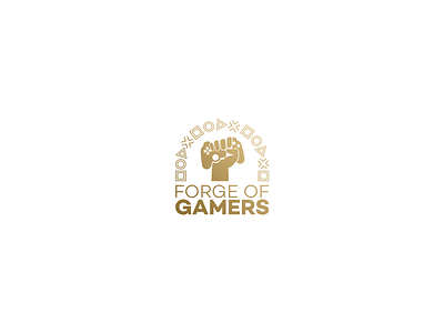 Forge of Gamers branding design e sports esports flat gaming gaming logo graphic design logo minimal vector
