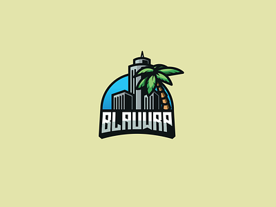 BlauwRP server logo branding design esports fivem flat gaming gaming logo gta gta5 gtav logo logotype minimal roleplay rp typography vector