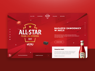 All Star 2022 landing all star all star branding design esports gaming heinz league logo ui voting web design