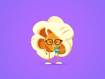 Pop-Up book braces cartoon character commercial corn emoji geek glasses nerd pop smile
