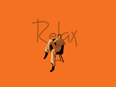 Relax design design art flat design flat illustration illustration jazzy