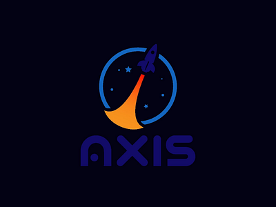 Axis axis challenge dailylogochallenge design logo planet rocket rocketship space spaceship