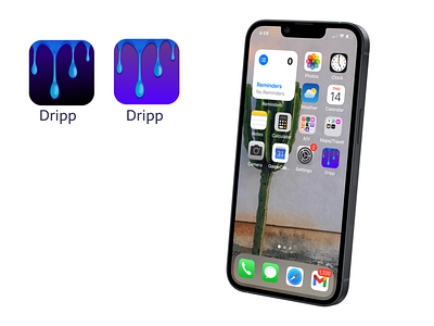 Daily UI #005 - Dripp App Icon