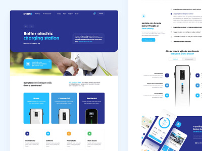 Sminn Electromobility car clean ecommerce header homepage landing minimal ui ux web webdesign website