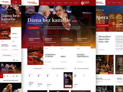 Redesign of Slovak theater website